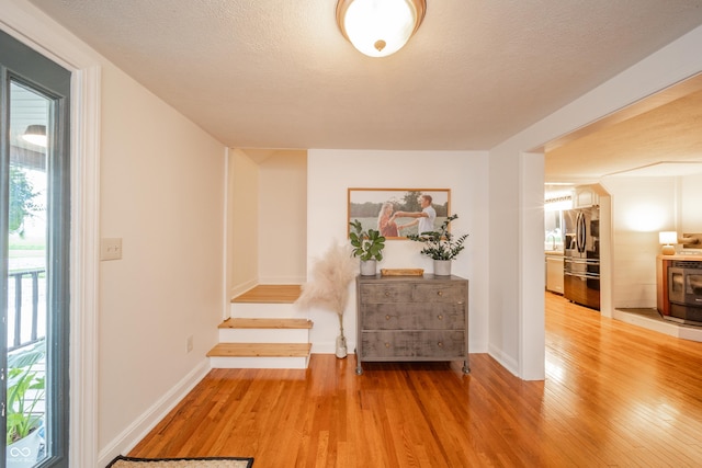 4491 W 600 N, Anderson, IN 46011 - hallway with wood finished floors and baseboards