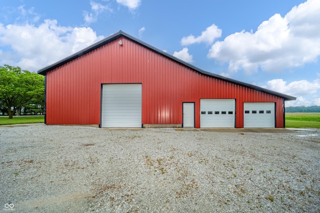 4491 W 600 N, Anderson, IN 46011 - view of detached garage