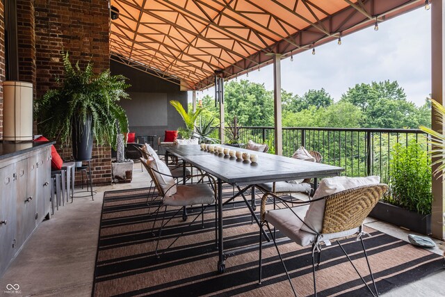 3959 Central Ave, Indianapolis, IN 46205 - view of patio / terrace featuring outdoor dining space