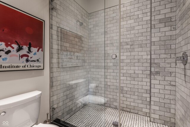 3959 Central Ave, Indianapolis, IN 46205 - full bathroom with a stall shower and toilet