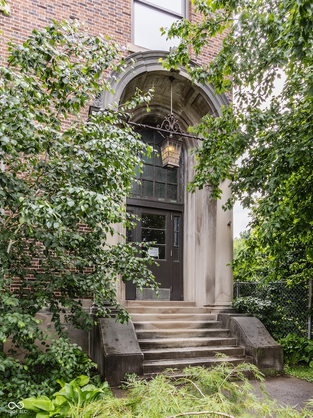 3959 Central Ave, Indianapolis, IN 46205 - view of exterior entry featuring brick siding