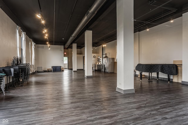 3959 Central Ave, Indianapolis, IN 46205 - misc room with wood finished floors and baseboards
