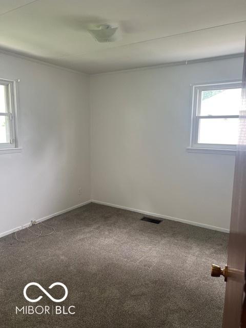 5312 N Kercheval Dr, Indianapolis, IN 46226 - empty room with healthy amount of natural light and carpet
