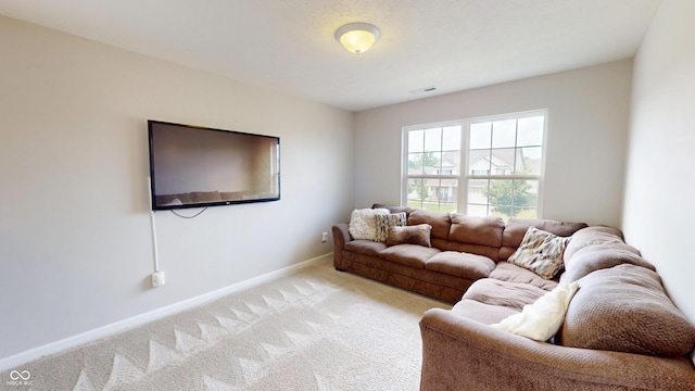 16551 Branham Dr, Fishers, IN 46040 - living room with light carpet and baseboards