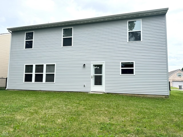 3314 Montgomery Dr, Indianapolis, IN 46227 - back of property with a lawn
