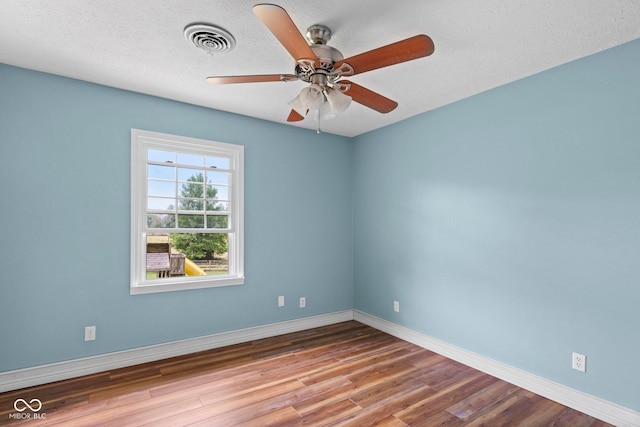 925 W Hancock Rd, Scottsburg, IN 47170 - unfurnished room with wood finished floors and ceiling fan