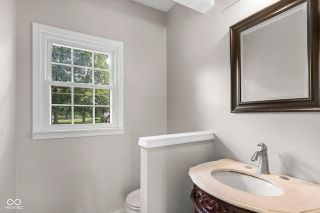 925 W Hancock Rd, Scottsburg, IN 47170 - bathroom featuring toilet and vanity