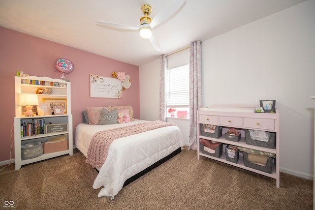 4238 Victory Ct, Indianapolis, IN 46203 - bedroom with carpet flooring and ceiling fan