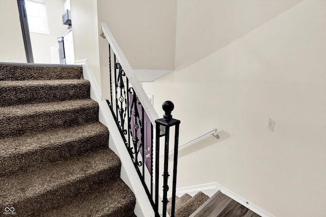 8920 Caminito Rd, Indianapolis, IN 46234 - staircase with baseboards