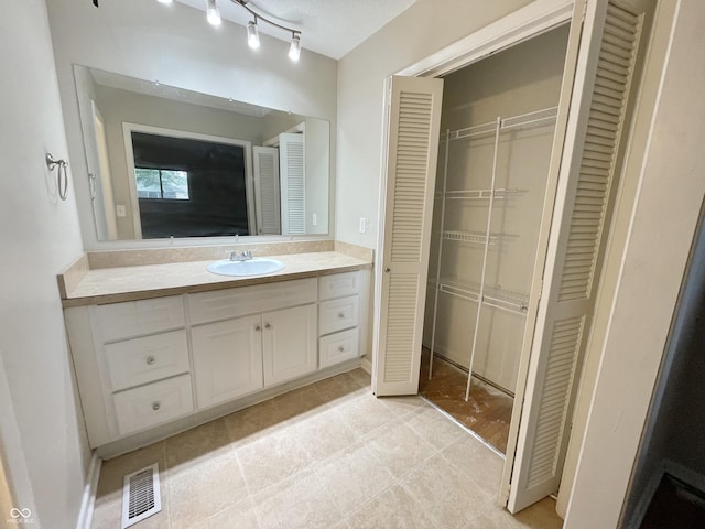 5667 Broyles Rd, Avon, IN 46123 - bathroom with vanity and tile patterned flooring