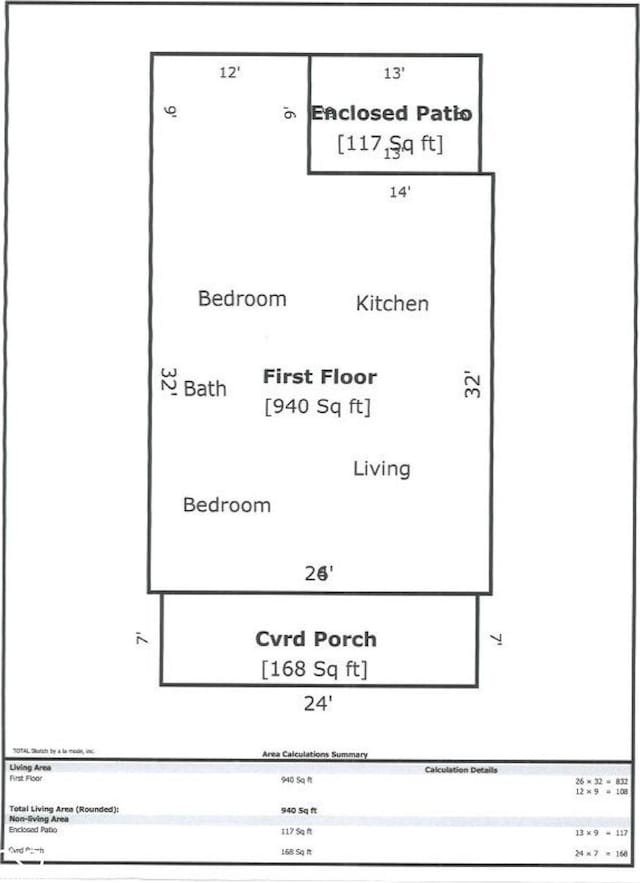 6107 Broadway St, Indianapolis, IN 46220 - view of property floor plan