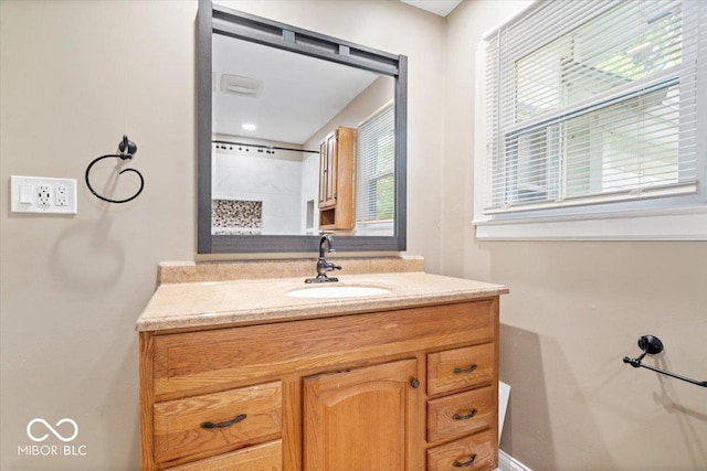 57 E S St, Mooresville, IN 46158 - bathroom featuring vanity