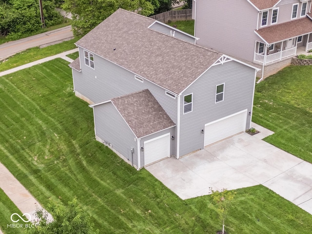 3541 N Hackberry St N, Bloomington, IN 47404 - aerial view of property and surrounding area