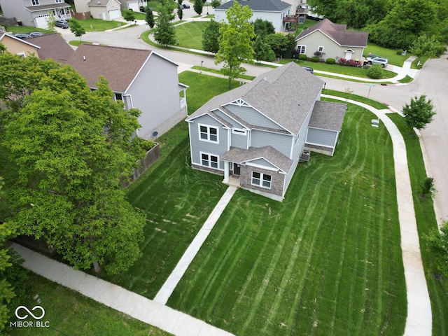 3541 N Hackberry St N, Bloomington, IN 47404 - aerial perspective of suburban area