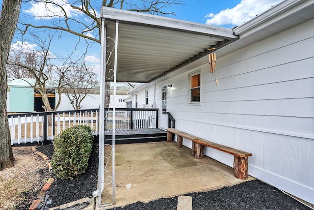 12471 N 100 E, Alexandria, IN 46001 - view of patio with a wooden deck