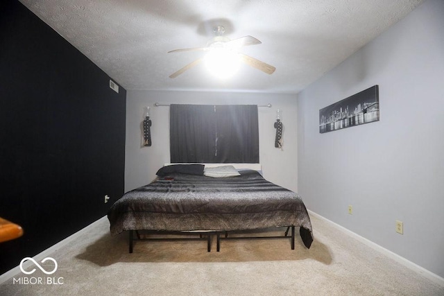 982 Ramsgate Rd, Greenwood, IN 46143 - carpeted bedroom with a ceiling fan and baseboards