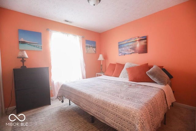 982 Ramsgate Rd, Greenwood, IN 46143 - bedroom featuring carpet flooring and a textured ceiling