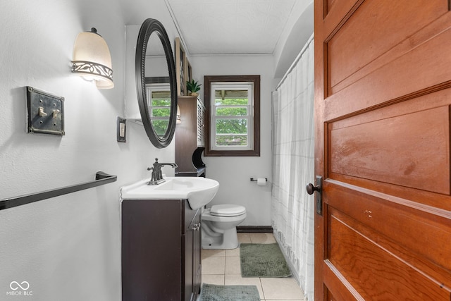 2211 S Andrews Rd, Yorktown, IN 47396 - full bathroom featuring vanity and tile patterned floors