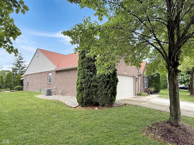 9302 N Bayland Dr, Mccordsville, IN 46055 - view of property exterior featuring brick siding and driveway