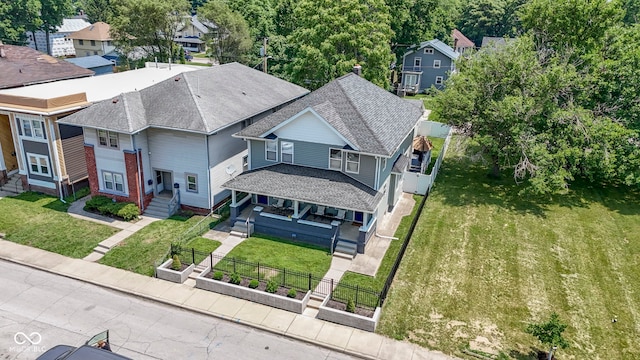 3045 Ruckle St, Indianapolis, IN 46205 - aerial view of residential area