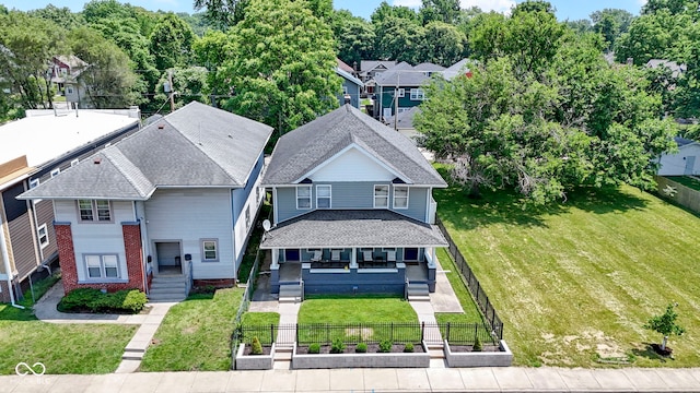 3045 Ruckle St, Indianapolis, IN 46205 - aerial view of property and surrounding area