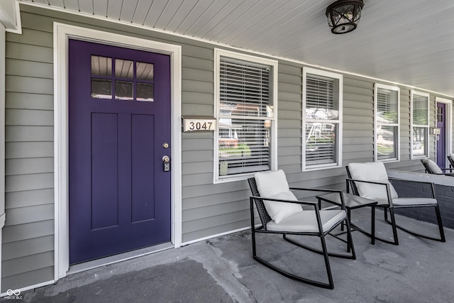 3045 Ruckle St, Indianapolis, IN 46205 - view of exterior entry featuring covered porch