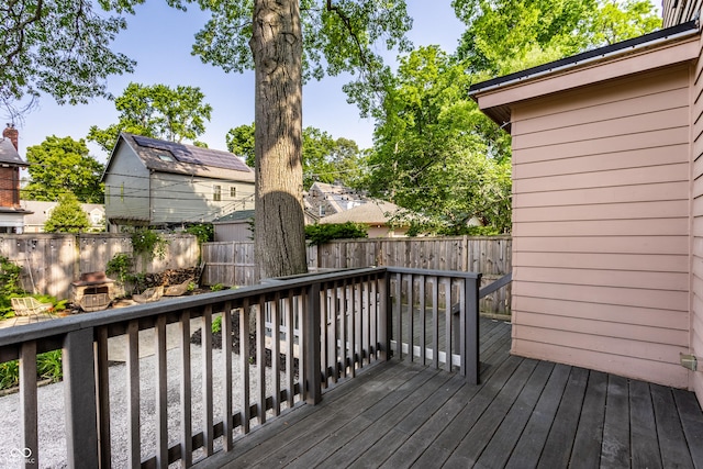 5760 Central Ave N, Indianapolis, IN 46220 - deck featuring a fenced backyard
