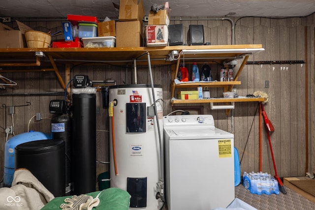 5749 Teresa Dr, Alexandria, IN 46001 - utilities with washer / clothes dryer and electric water heater