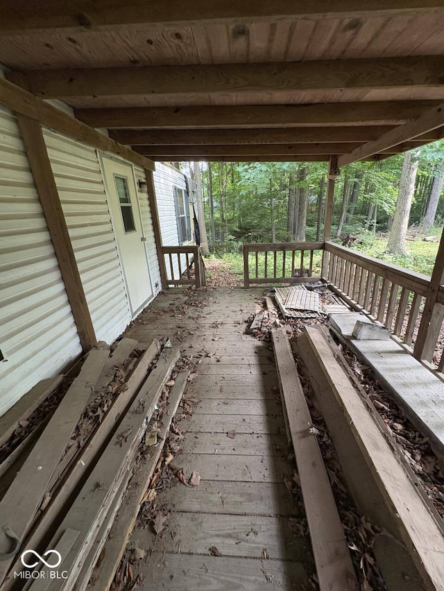 162 Lazy River Pl, Cloverdale, IN 46120 - view of deck