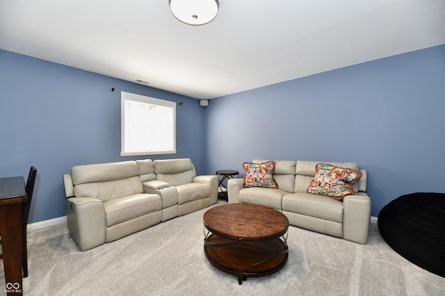 7413 Misty Woods Ln, Indianapolis, IN 46237 - carpeted living area featuring baseboards