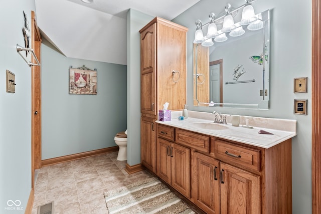 6980 White Oak Dr, Avon, IN 46123 - bathroom featuring vanity and toilet