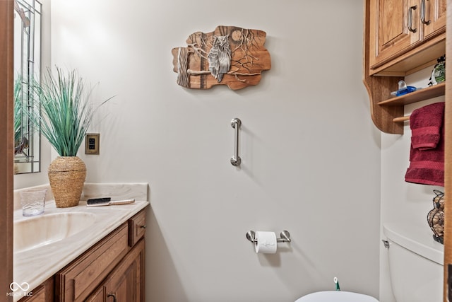 6980 White Oak Dr, Avon, IN 46123 - half bath featuring toilet and vanity