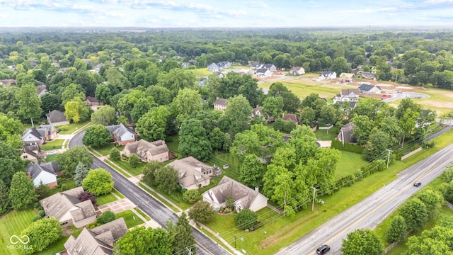 6980 White Oak Dr, Avon, IN 46123 - aerial perspective of suburban area
