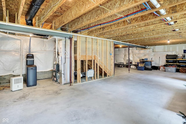 773 Bracknell Dr, Avon, IN 46123 - unfinished basement with a water softener