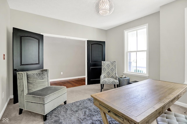773 Bracknell Dr, Avon, IN 46123 - home office with carpet flooring and baseboards