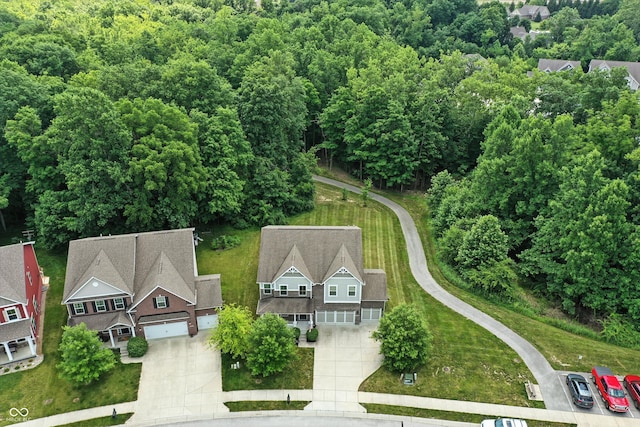 773 Bracknell Dr, Avon, IN 46123 - bird's eye view of a heavily wooded area