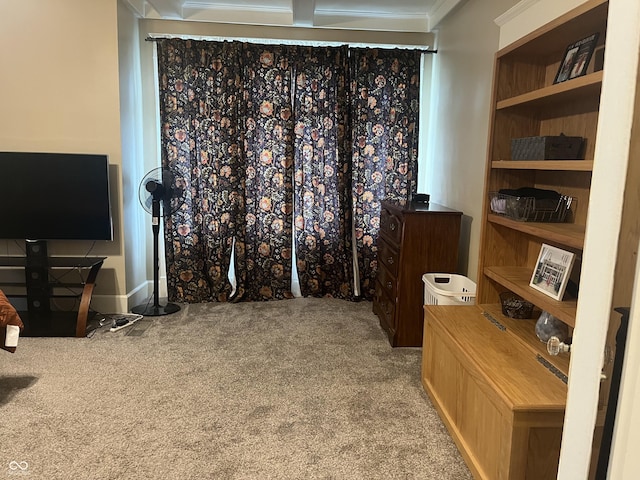 1131 N Main St, Rushville, IN 46173 - carpeted office space with ornamental molding
