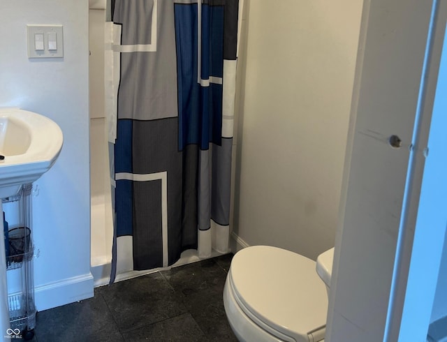 1131 N Main St, Rushville, IN 46173 - full bathroom featuring baseboards and a shower with shower curtain
