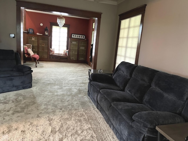1131 N Main St, Rushville, IN 46173 - living room with carpet floors