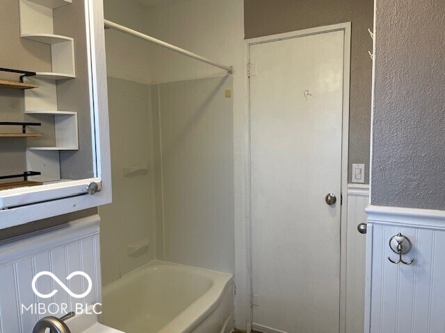 bathroom with  shower combination
