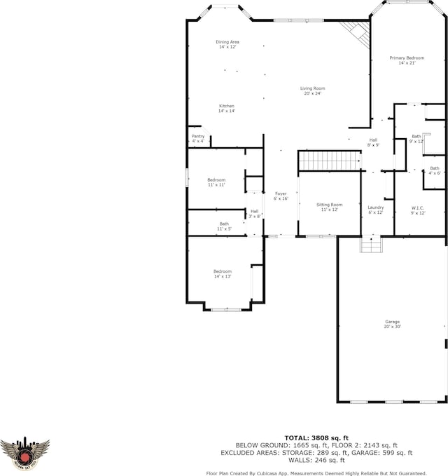 4434 Hickory Ridge Blvd, Greenwood, IN 46143 - view of floor plan / room layout