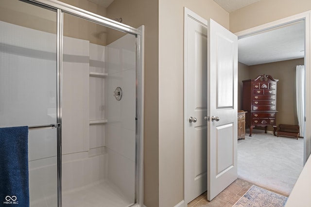 13992 Wynngate Ln, Fishers, IN 46038 - full bath featuring a stall shower and baseboards