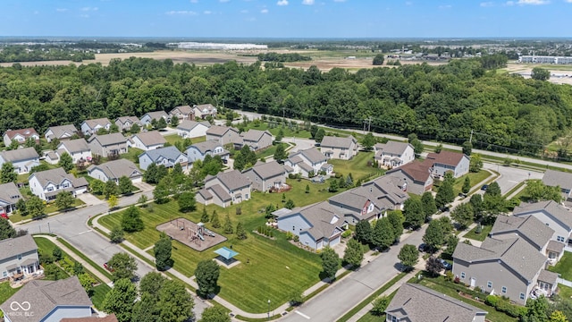 13992 Wynngate Ln, Fishers, IN 46038 - aerial view of property and surrounding area with nearby suburban area