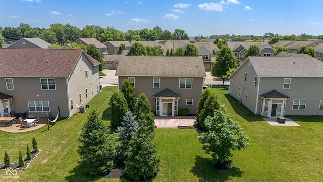13992 Wynngate Ln, Fishers, IN 46038 - aerial perspective of suburban area