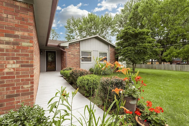 13 Fairlane Dr, Brownsburg, IN 46112 - doorway to property featuring brick siding