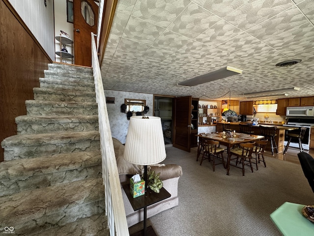 8664 S Nash Dr, Nineveh, IN 46164 - living room with carpet flooring