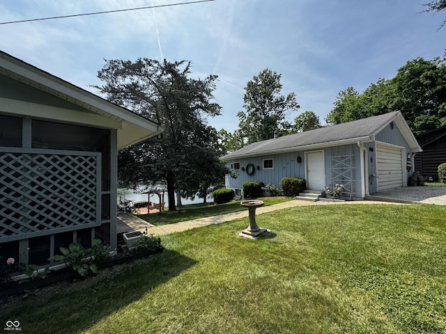 8664 S Nash Dr, Nineveh, IN 46164 - view of grassy yard