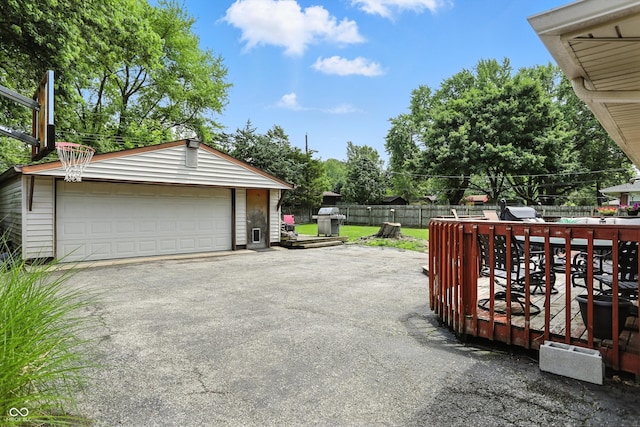 7113 Chandler Dr, Indianapolis, IN 46217 - view of detached garage