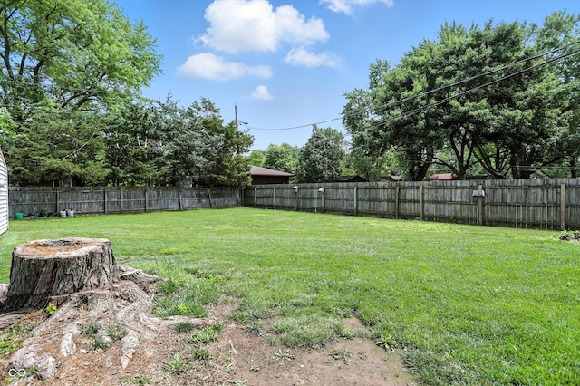 7113 Chandler Dr, Indianapolis, IN 46217 - view of fenced backyard