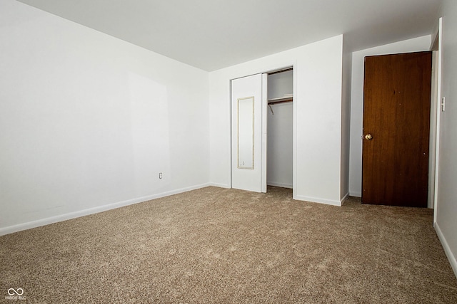 1217 S Post Rd, Indianapolis, IN 46239 - unfurnished bedroom with carpet flooring and a closet
